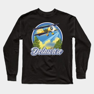 Delaware USA travel logo Long Sleeve T-Shirt